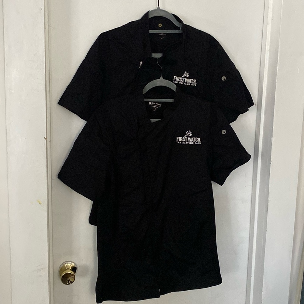 Chef Works Chef Jacket- First Watch Cafe x2